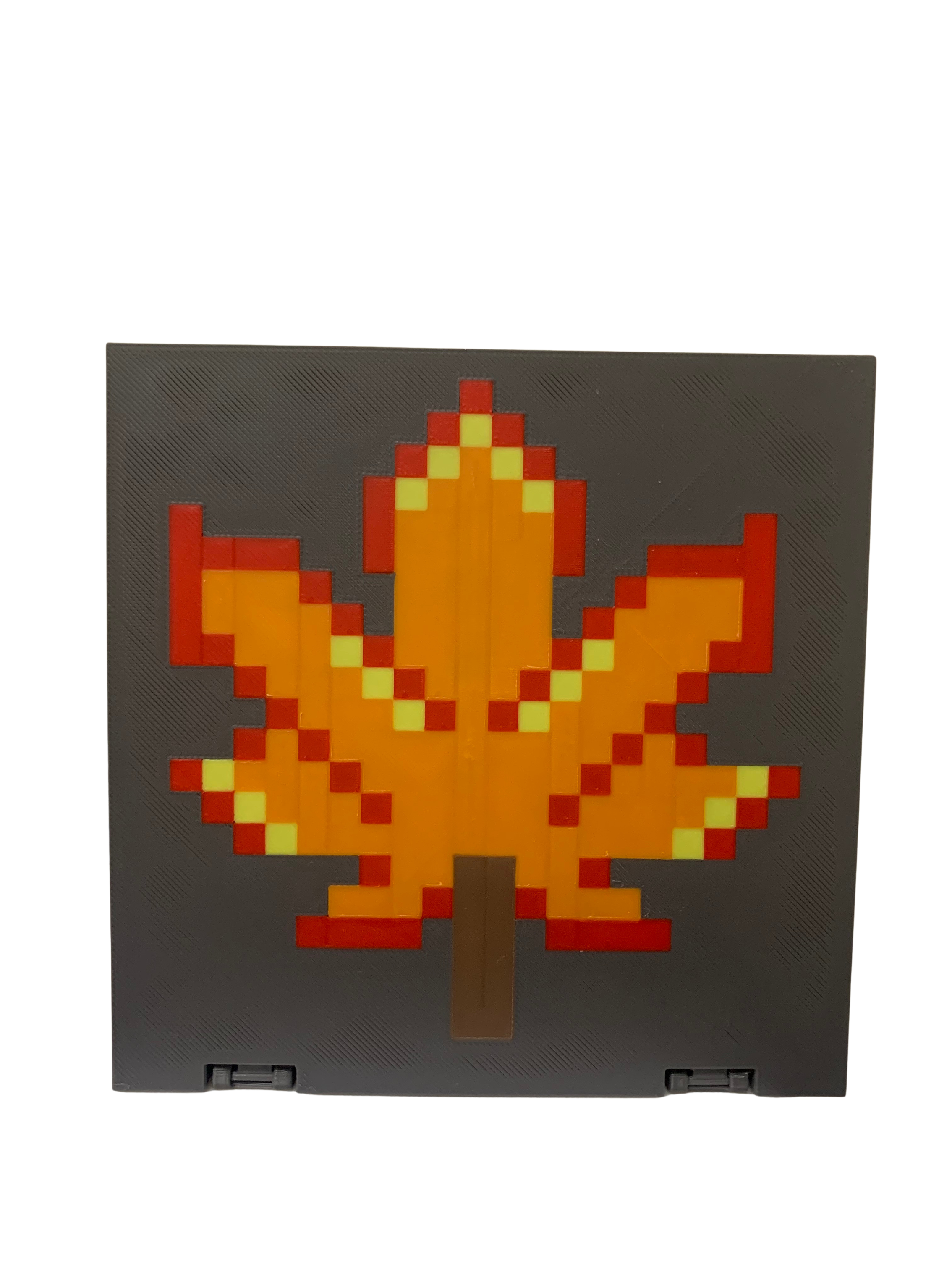 Autumn themed pet bowl stand