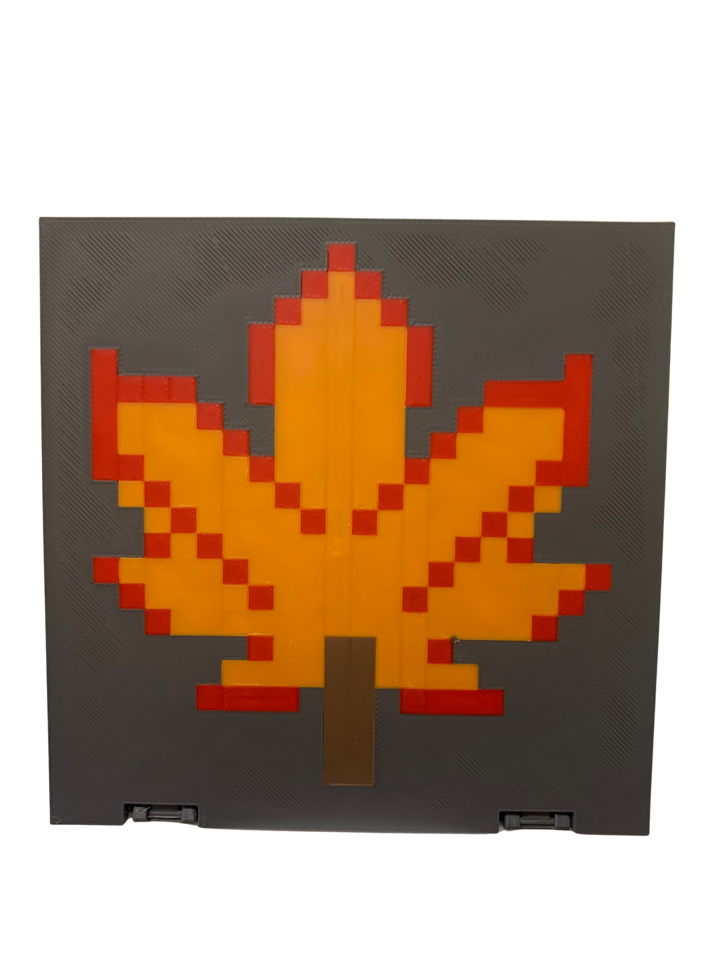 Autumn themed pet bowl stand